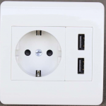 socket with USB